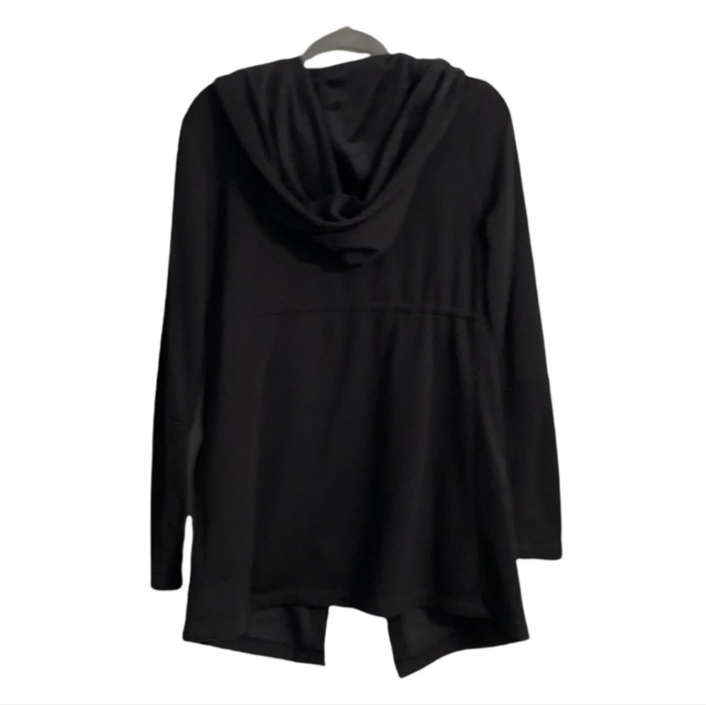 Bnci Open Front Drawstring Waist Side Pocket Hood… - image 2